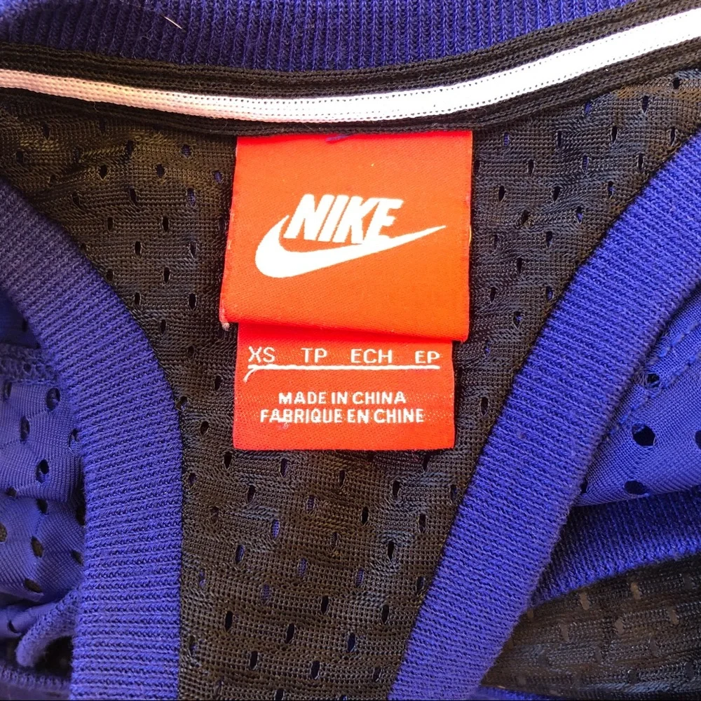 Nike Tank Top Blue JUST DO IT Two sided Graphics